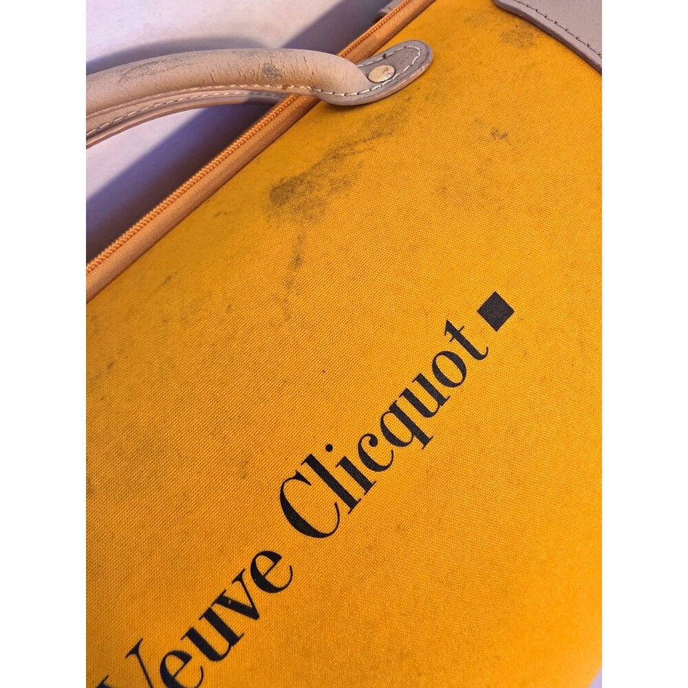 ​Veuve Clicquot Yellow City Traveller Champagne Bottle & Glass Carrying Case